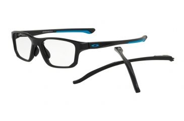 Image of Oakley CROSSLINK FIT A OX8142 Bifocal Prescription Eyeglasses, 56mm, Satin Black, OX8142-814201-56-BI