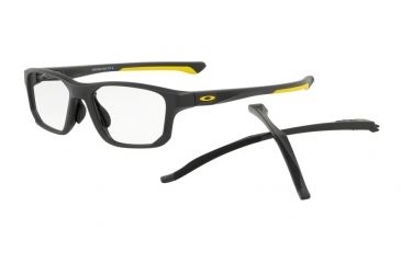 Image of Oakley CROSSLINK FIT A OX8142 Bifocal Prescription Eyeglasses, 56mm, Satin Pavement, OX8142-814203-56-BI