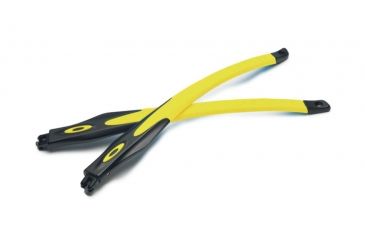 Image of Oakley Crosslink Frame Temple Arms, Satin Black/Lemon Peel, AOX8027KT 000013