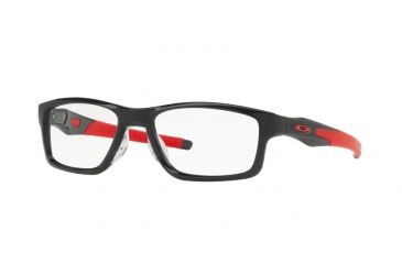 Image of Oakley CROSSLINK MNP OX8090 Bifocal Prescription Eyeglasses 809003-55 - Polished Black Ink Frame