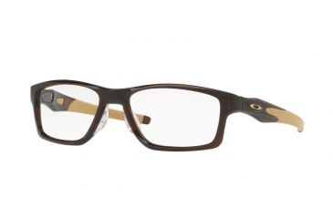 Image of Oakley CROSSLINK MNP OX8090 Bifocal Prescription Eyeglasses 809004-55 - Polished Roobeer Frame