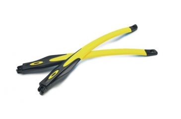 Image of Oakley Crosslink Pitch Frame Temple Arms, Satin Black/Lemon Peel, RKT0134AA-BK177