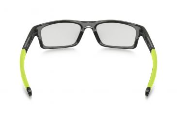 Image of Oakley Crosslink Pitch Bifocal Prescription Eyeglasses, Grey Smoke/Retina Green Frame, OX8037-0252BI