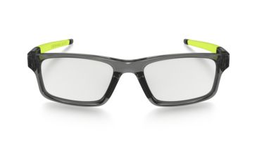 Image of Oakley Crosslink Pitch Bifocal Prescription Eyeglasses, Grey Smoke/Retina Green Frame, OX8037-0254BI