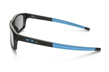 Image of Oakley Crosslink Pitch Bifocal Prescription Eyeglasses, Satin Black/Blue Frame, OX8037-0152BI