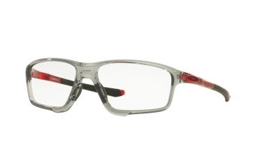 Image of Oakley CROSSLINK ZERO OX8076 Single Vision Prescription Eyeglasses 807604-56 - Grey Shadow Frame