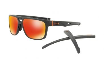 Image of Oakley CROSSRANGE PATCH A OO9391 Progressive Prescription Sunglasses OO9391-939105-60 - Lens Diameter 60 mm, Frame Color Matte Carbon