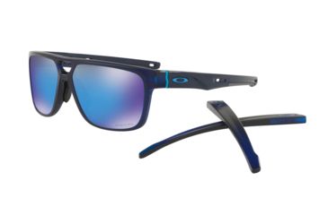 Image of Oakley CROSSRANGE PATCH A OO9391 Progressive Prescription Sunglasses, 60mm, Matte Translucent Blue, OO9391-939110-60-PRO