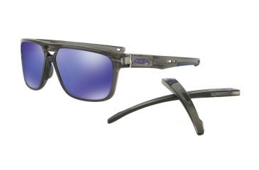 Image of Oakley CROSSRANGE PATCH OO9382 Single Vision Prescription Sunglasses OO9382-938202-60 - Lens Diameter 60 mm, Frame Color Grey Smoke