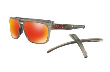 Image of Oakley CROSSRANGE PATCH OO9382 Single Vision Prescription Sunglasses OO9382-938205-60 - Lens Diameter 60 mm, Frame Color Matte Grey Ink