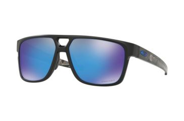Image of Oakley CROSSRANGE PATCH OO9382 Single Vision Prescription Sunglasses, 60mm, Matte Black Prizmatic, OO9382-938210-60-SV