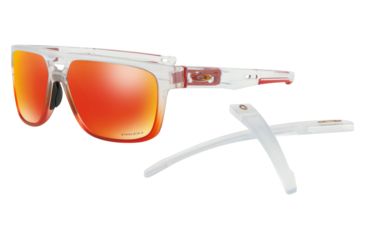 Image of Oakley CROSSRANGE PATCH OO9382 Single Vision Prescription Sunglasses OO9382-938227-60 - Lens Diameter 60 mm, Frame Color Ruby Mist