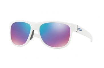 Image of Oakley CROSSRANGE R OO9359 Single Vision Prescription Sunglasses OO9359-935905-57 - Lens Diameter 57 mm, Frame Color Polished White