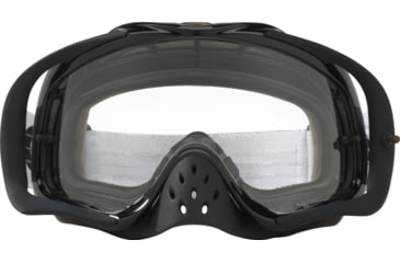 Image of Oakley Crowbar MX Goggles, Jet Black/Clear, 57-951