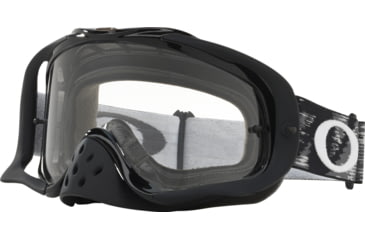 Image of Oakley Crowbar MX Goggles, Jet Black/Clear, 57-951