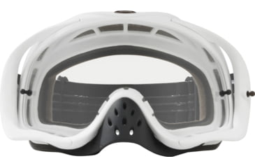 Image of Oakley Crowbar MX Goggles, Matte White/Clear, 57-952