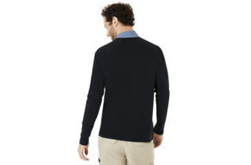 Image of Oakley Cycling Collar Utility Long Sleeve Tee - Men's, Blackout, Medium 434238-02E-M
