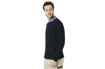 Image of Oakley Cycling Collar Utility Long Sleeve Tee - Men's, Blackout, Medium 434238-02E-M