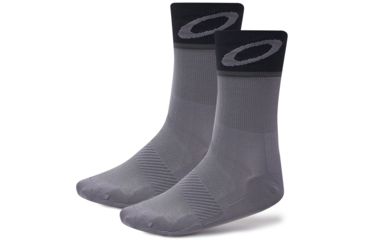 Image of Oakley Cycling Socks - Mens, Cool Gray, Extra Large 93285-20A-XL