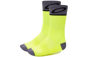 Image of Oakley Cycling Socks - Mens, Neon Yellow, Medium, 93285-564-M