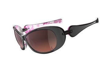 Image of Oakley Dangerous Breast Cancer Polished Black /G40 Black Gradient Lenses Women's Sunglasses 24-167