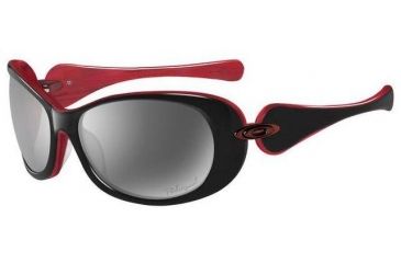 Image of Oakley Dangerous Global Black /Red Frame w/ Grey Polarized Lenses Sunglasses 12-992