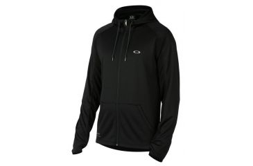 Image of Oakley Dawn Patrol Fleece, Jet Black Heather, Medium 461354-01S-MD