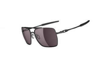 Image of Oakley Deviation Matte Black Frame w/ Warm Grey Lenses Men's Sunglasses OO4061-01