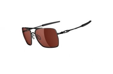 Image of Oakley Deviation Polished Black Frame w/ VR28 Black Iridium Polarized Lenses Men's Sunglasses OO4061-05
