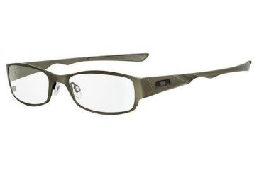 Image of Oakley Dictate 4.0 Frame Olive Chrome Eyeglass Frames w/ Blank Lenses 12-352