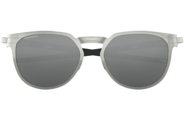 Image of Oakley DIECUTTER OO4137 Sunglasses 413701-55 - Satin Chrome Frame, Prizm Black Lenses