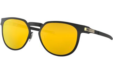 Image of Oakley DIECUTTER OO4137 Sunglasses 413703-55 - Satin Black Frame, 24K Iridium Lenses