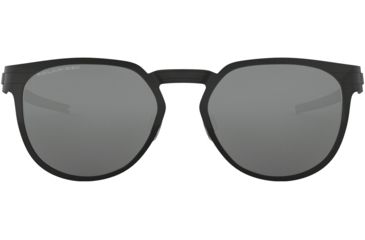Image of Oakley DIECUTTER OO4137 Sunglasses 413705-55 - Satin Black Frame, Black Iridium Polarized Lenses