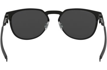 Image of Oakley DIECUTTER OO4137 Sunglasses 413705-55 - Satin Black Frame, Black Iridium Polarized Lenses