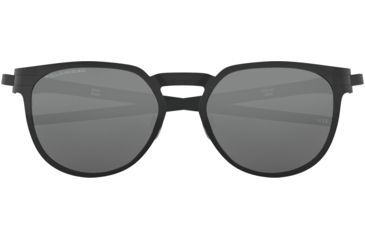 Image of Oakley DIECUTTER OO4137 Sunglasses 413705-55 - Satin Black Frame, Black Iridium Polarized Lenses