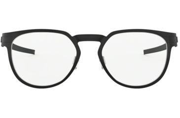 Image of Oakley DIECUTTER RX OX3229 Eyeglass Frames 322901-50 - Satin Black Frame, Clear Lenses