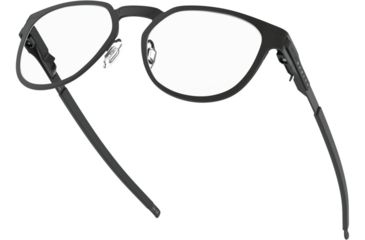 Image of Oakley DIECUTTER RX OX3229 Eyeglass Frames 322901-50 - Satin Black Frame, Clear Lenses