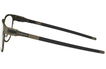 Image of Oakley DIECUTTER RX OX3229 Eyeglass Frames 322902-50 - Pewter Frame, Clear Lenses