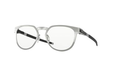 Image of Oakley DIECUTTER RX OX3229 Eyeglass Frames 322903-50 - Satin Chrome Frame, Clear Lenses