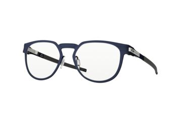 Image of Oakley DIECUTTER RX OX3229 Eyeglass Frames 322904-50 - Satin Midnight Frame, Clear Lenses