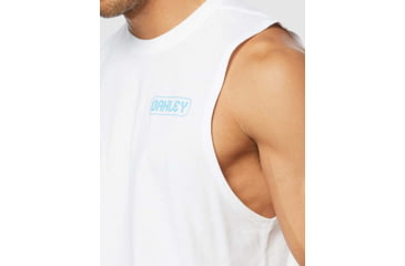 Image of Oakley Digit Tank Top - Mens, White, Small, FOA400606-100-S