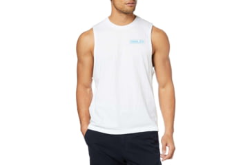 Image of Oakley Digit Tank Top - Mens, White, Small, FOA400606-100-S