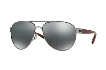 Image of Oakley DISCLOSURE OO4110 Single Vision Prescription Sunglasses OO4110-411003-58 - Lens Diameter 58 mm, Frame Color Polished Black Ice