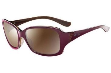 Image of Oakley Discreet Merlot Frame w/ VR50 Brown Gradient Lenses Sunglasses OO2012-03