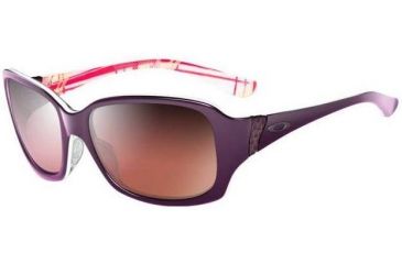 Image of Oakley Discreet Purple Plaid Frame w/ G40Black Gradient Lenses Sunglasses OO2012-02