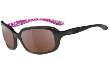 Image of Oakley Disguise Sunglasses - Breast Cancer Polished Black Frame and G40 Black Gradient Lens OO2030-07