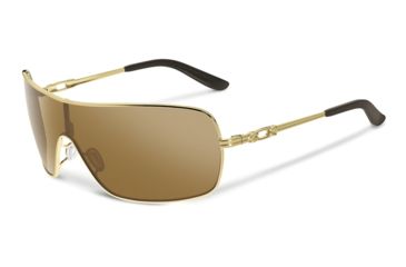 Image of Oakley DISTRESS OO4073 Sunglasses 407301-30 - Men's, Polished Gold Frame, Tungsten Iridium Lenses