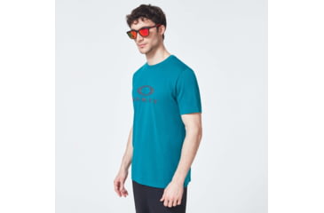 Image of Oakley Dots Ellipse Short Sleeve Tee - Mens, Forest Town, Extra Small, FOA400260-74F-XS