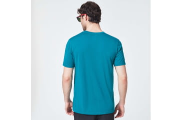 Image of Oakley Dots Ellipse Short Sleeve Tee - Mens, Forest Town, Extra Small, FOA400260-74F-XS