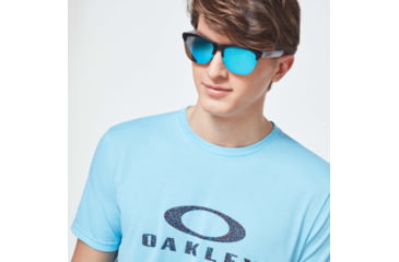 Image of Oakley Dots Logo Ellipse Short Sleeve Tee - Mens, Aviator Blue, Small, FOA400260-6VB-S